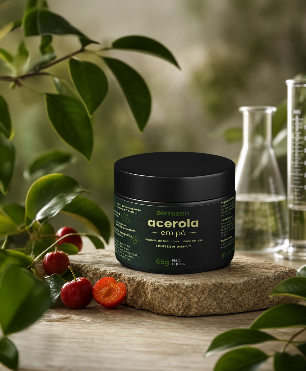 PRÉ-LANÇAMENTO Acerola Zemizon C+ Bioativos. Desenvolvido pela Kemizon.