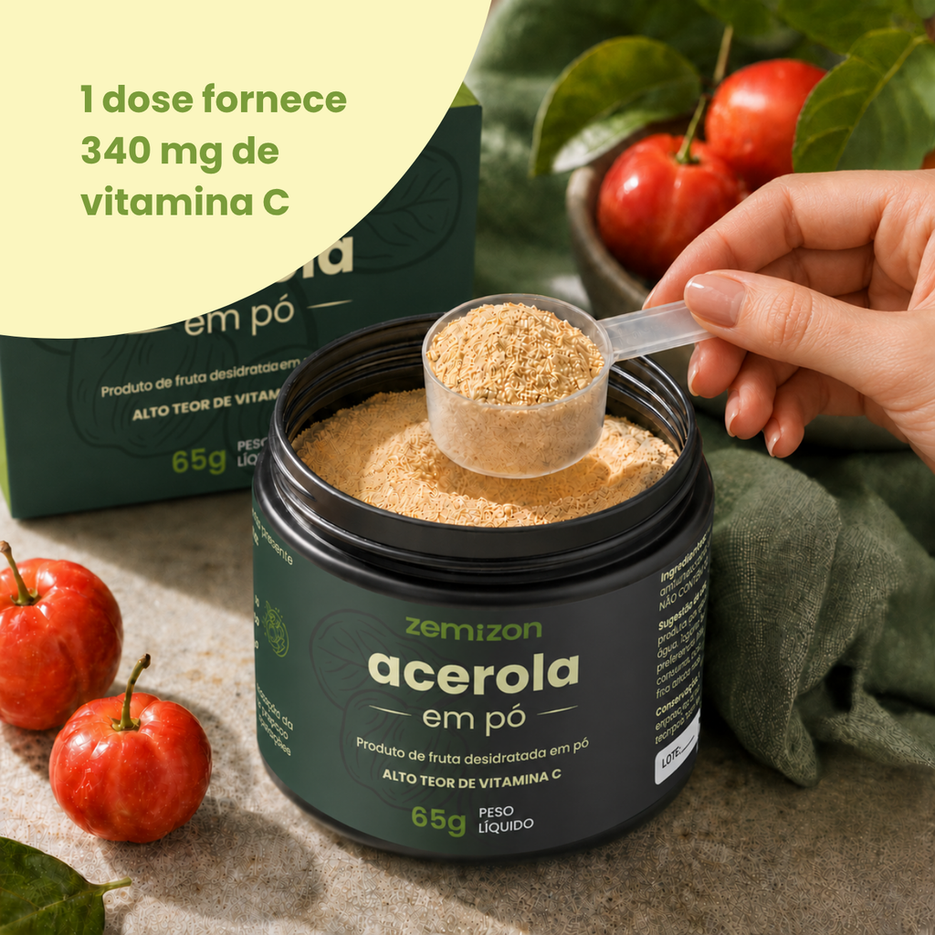 PRÉ-LANÇAMENTO Acerola Zemizon C+ Bioativos. Desenvolvido pela Kemizon.