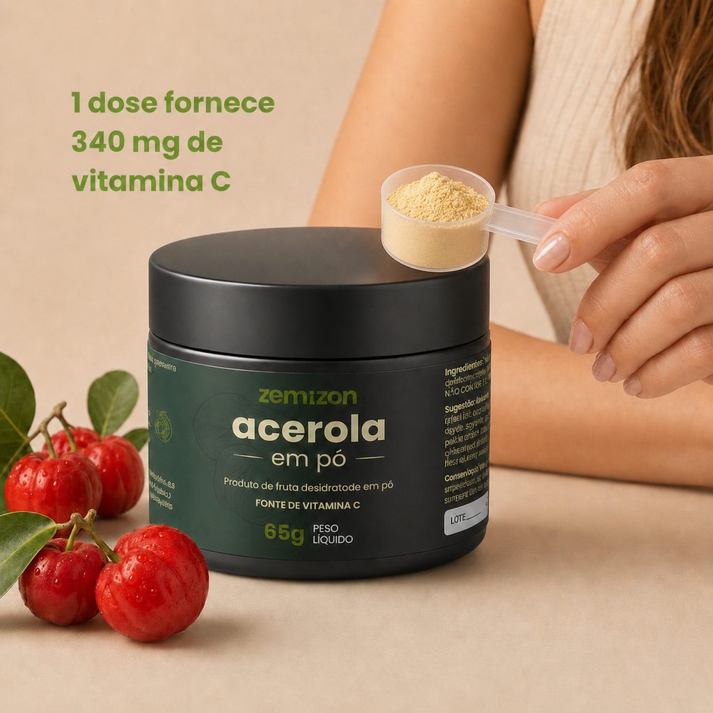 PRÉ-LANÇAMENTO Acerola Zemizon C+ Bioativos. Desenvolvido pela Kemizon.