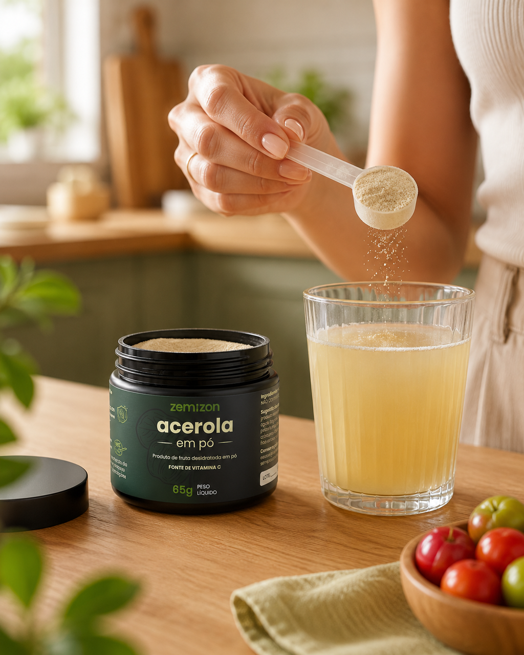 PRÉ-LANÇAMENTO Acerola Zemizon C+ Bioativos. Desenvolvido pela Kemizon.