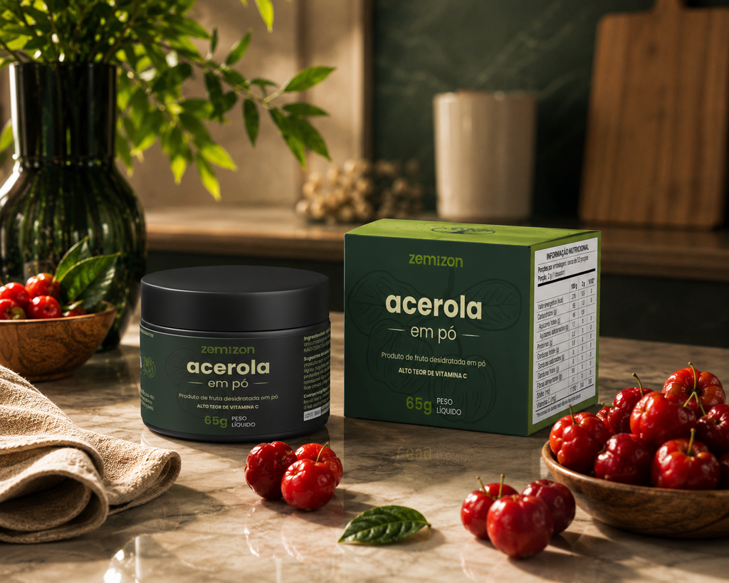 PRÉ-LANÇAMENTO Acerola Zemizon C+ Bioativos. Desenvolvido pela Kemizon.