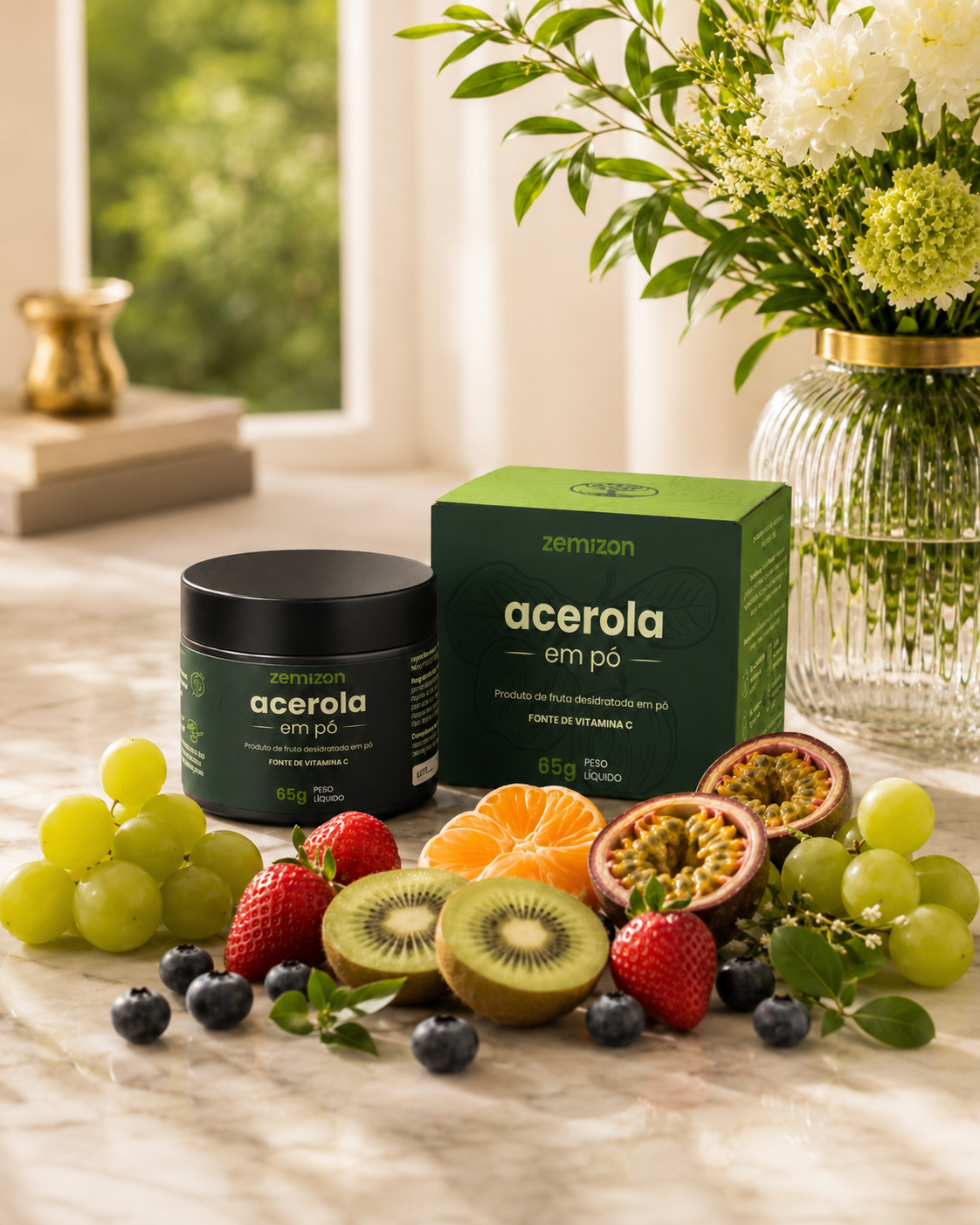 PRÉ-LANÇAMENTO Acerola Zemizon C+ Bioativos. Desenvolvido pela Kemizon.