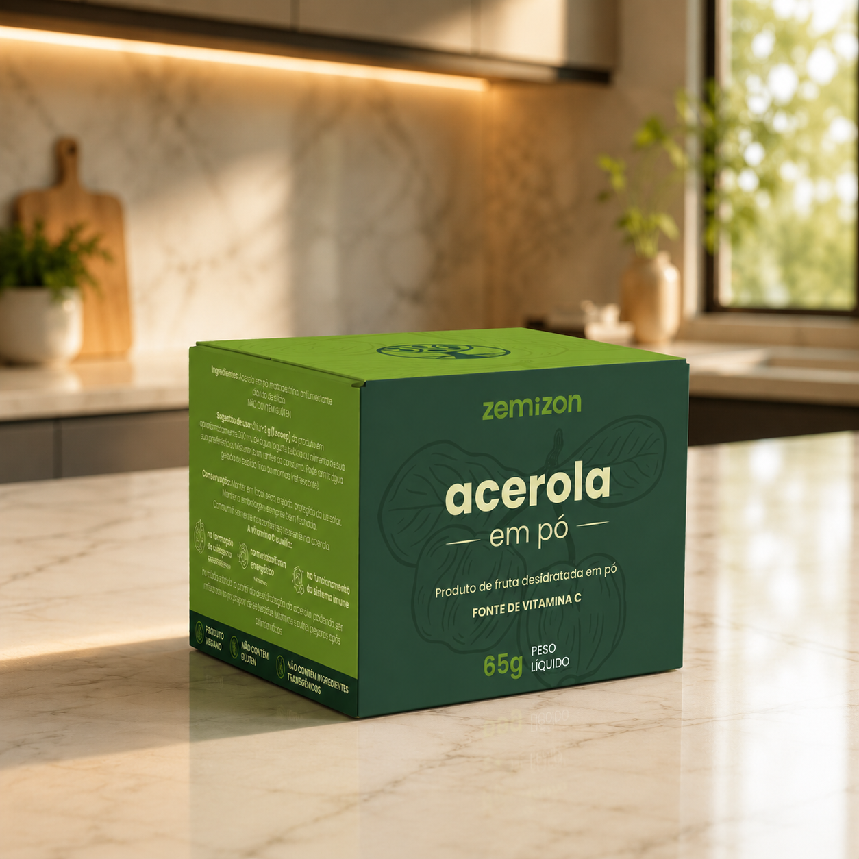 PRÉ-LANÇAMENTO Acerola Zemizon C+ Bioativos. Desenvolvido pela Kemizon.