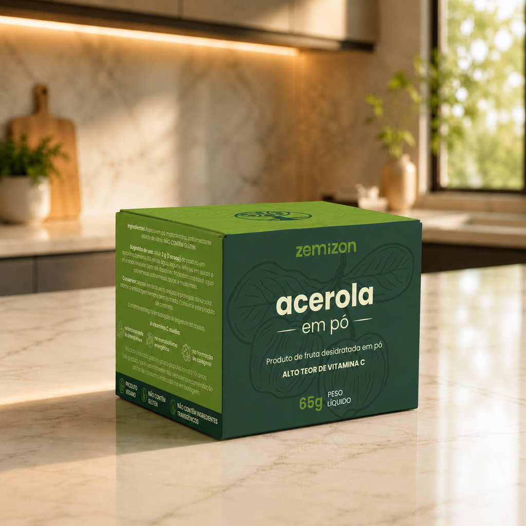 PRÉ-LANÇAMENTO Acerola Zemizon C+ Bioativos. Desenvolvido pela Kemizon.