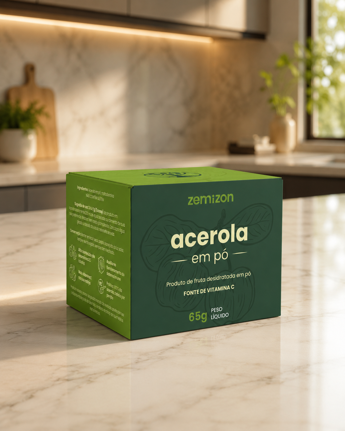 PRÉ-LANÇAMENTO Acerola Zemizon C+ Bioativos. Desenvolvido pela Kemizon.