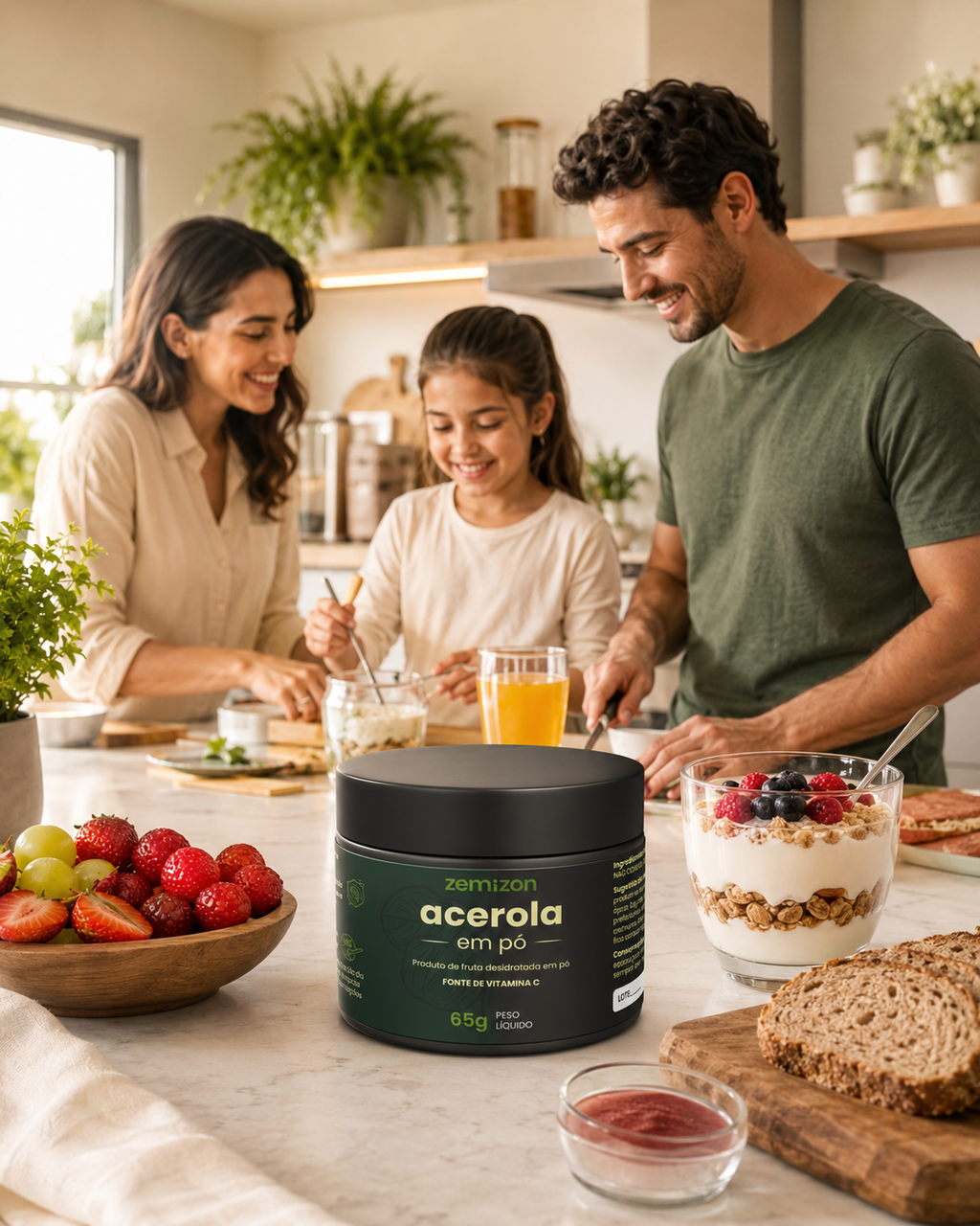 PRÉ-LANÇAMENTO Acerola Zemizon C+ Bioativos. Desenvolvido pela Kemizon.