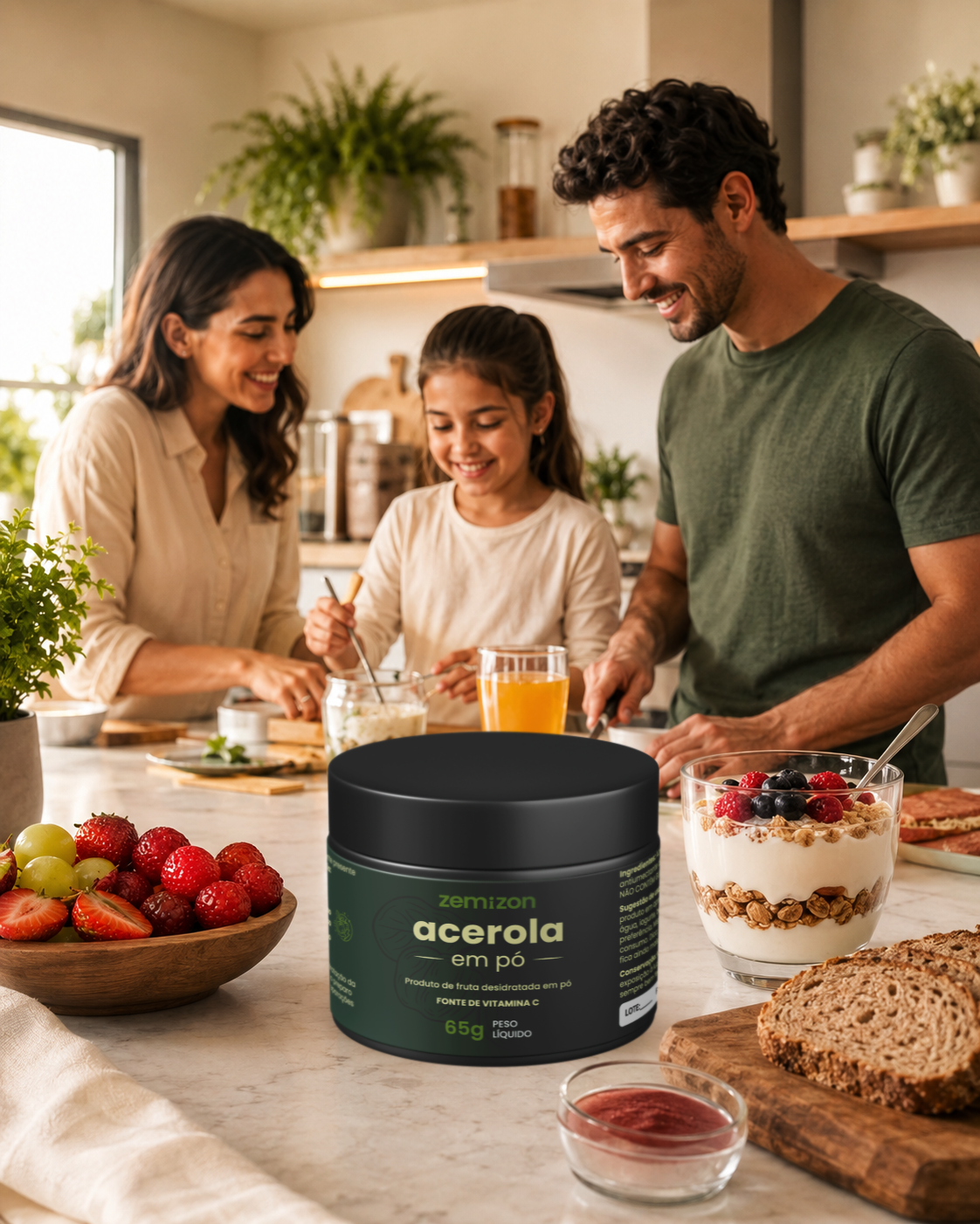 PRÉ-LANÇAMENTO Acerola Zemizon C+ Bioativos. Desenvolvido pela Kemizon.