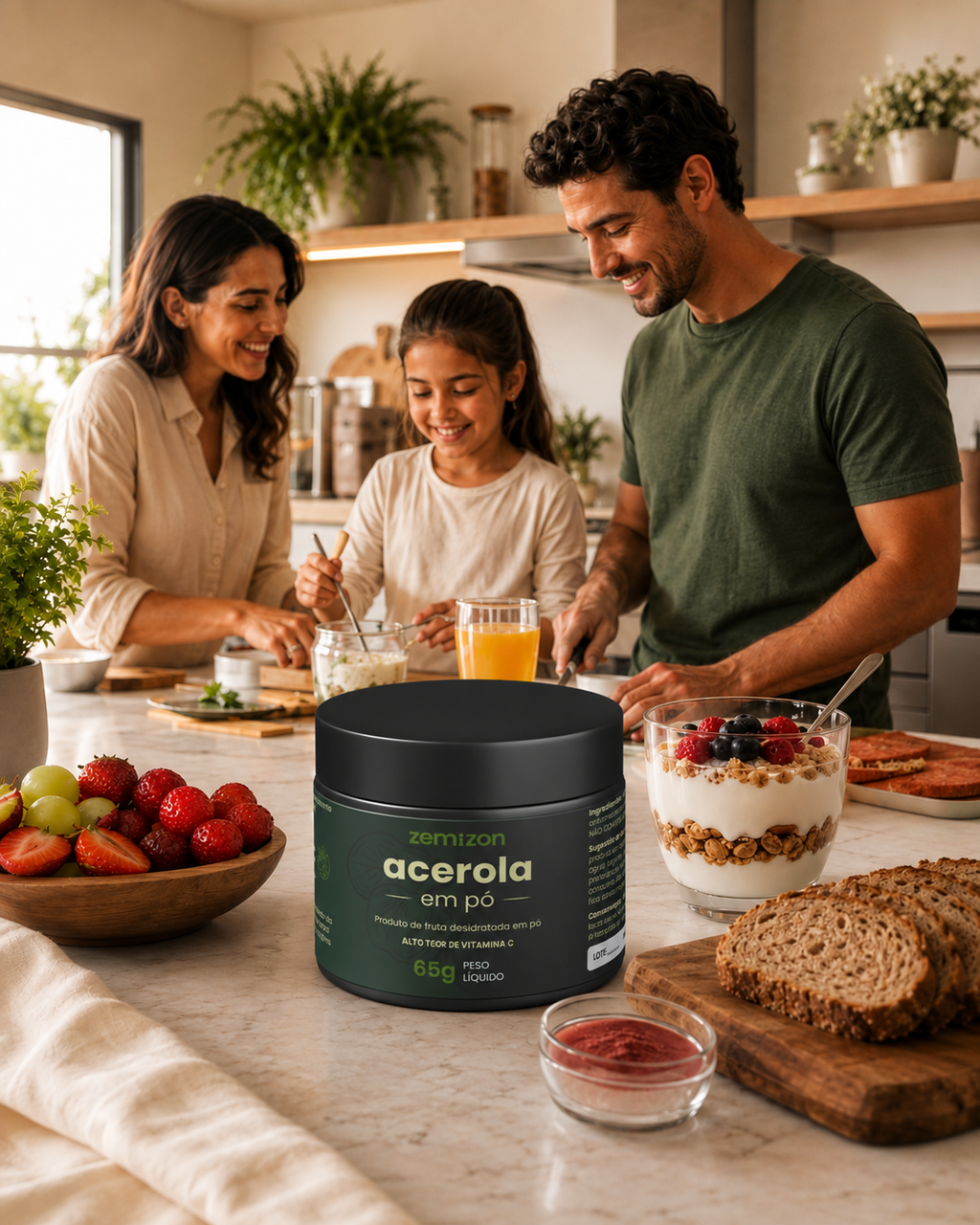 PRÉ-LANÇAMENTO Acerola Zemizon C+ Bioativos. Desenvolvido pela Kemizon.