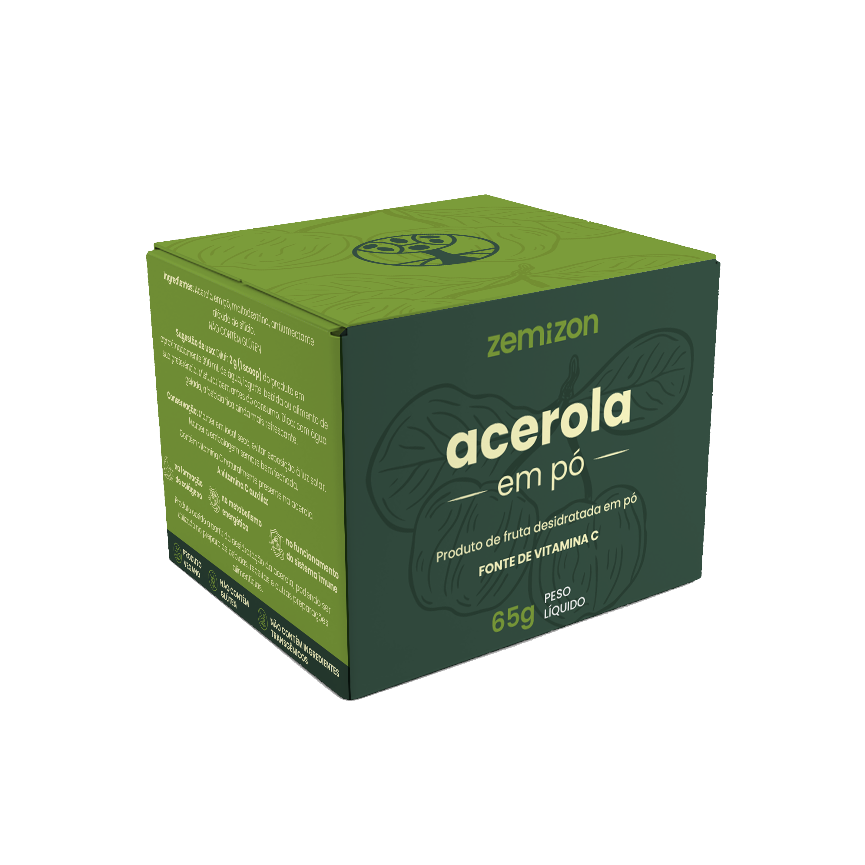 PRÉ-LANÇAMENTO Acerola Zemizon C+ Bioativos. Desenvolvido pela Kemizon.