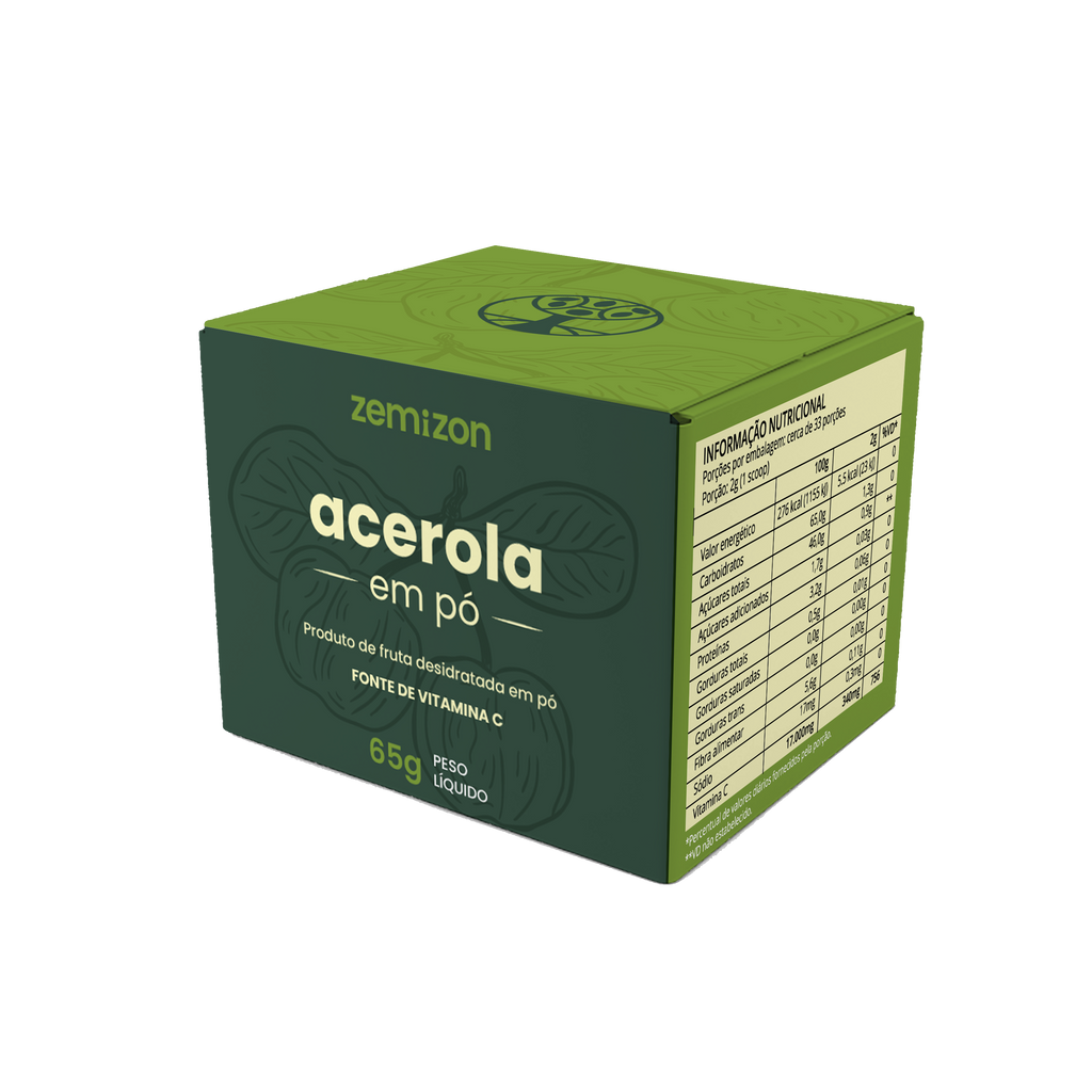 PRÉ-LANÇAMENTO Acerola Zemizon C+ Bioativos. Desenvolvido pela Kemizon.