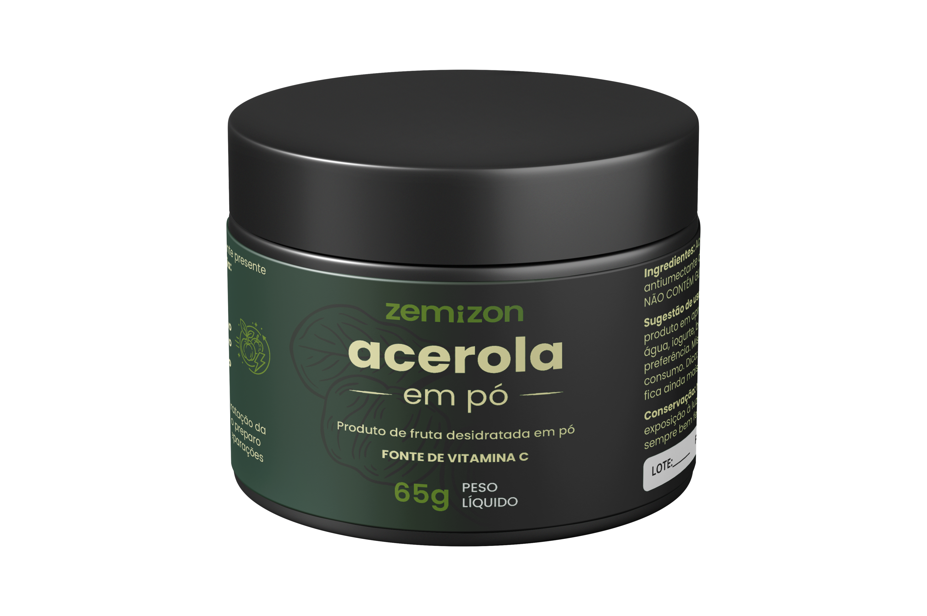 PRÉ-LANÇAMENTO Acerola Zemizon C+ Bioativos. Desenvolvido pela Kemizon.